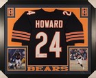 Jordan Howard Signed Bears 35x43 Custom Framed Jersey (Beckett) Rookie R.B. — photo 1