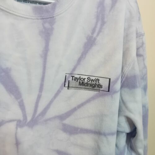 Taylor Swift Official Merch Midnights Spiral Tie Dye Sweater Lavender Casual M - Bild 8 von 12