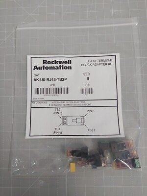 ROCKWELL AUTOMATION AK-U0-RJ45-TB2P TERMINAL BLOCK ADAPTER KIT