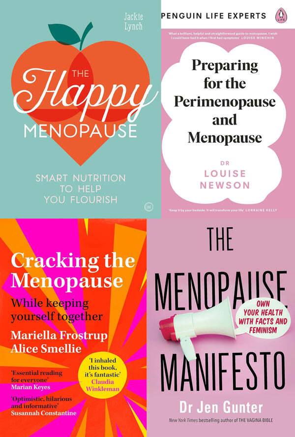 The Menopause Manifesto, Happy Menopause, Perimenopause 4 Books Collection Set