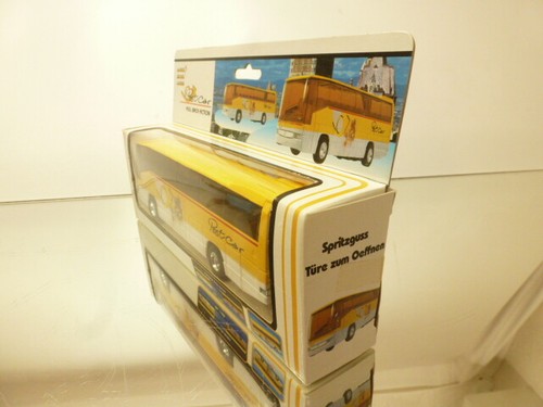 RIKU MERCEDES BENZ BUS POST CAR - WHITE+YELLOW L18.5cm - VERY GOOD IN BOX - Imagen 4 de 6