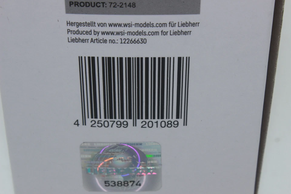 WSI 72-2148 Liebherr LTM 1120 4.1 Crane Mobile Crane 1:87 H0 New OVP - Image 2 of 4