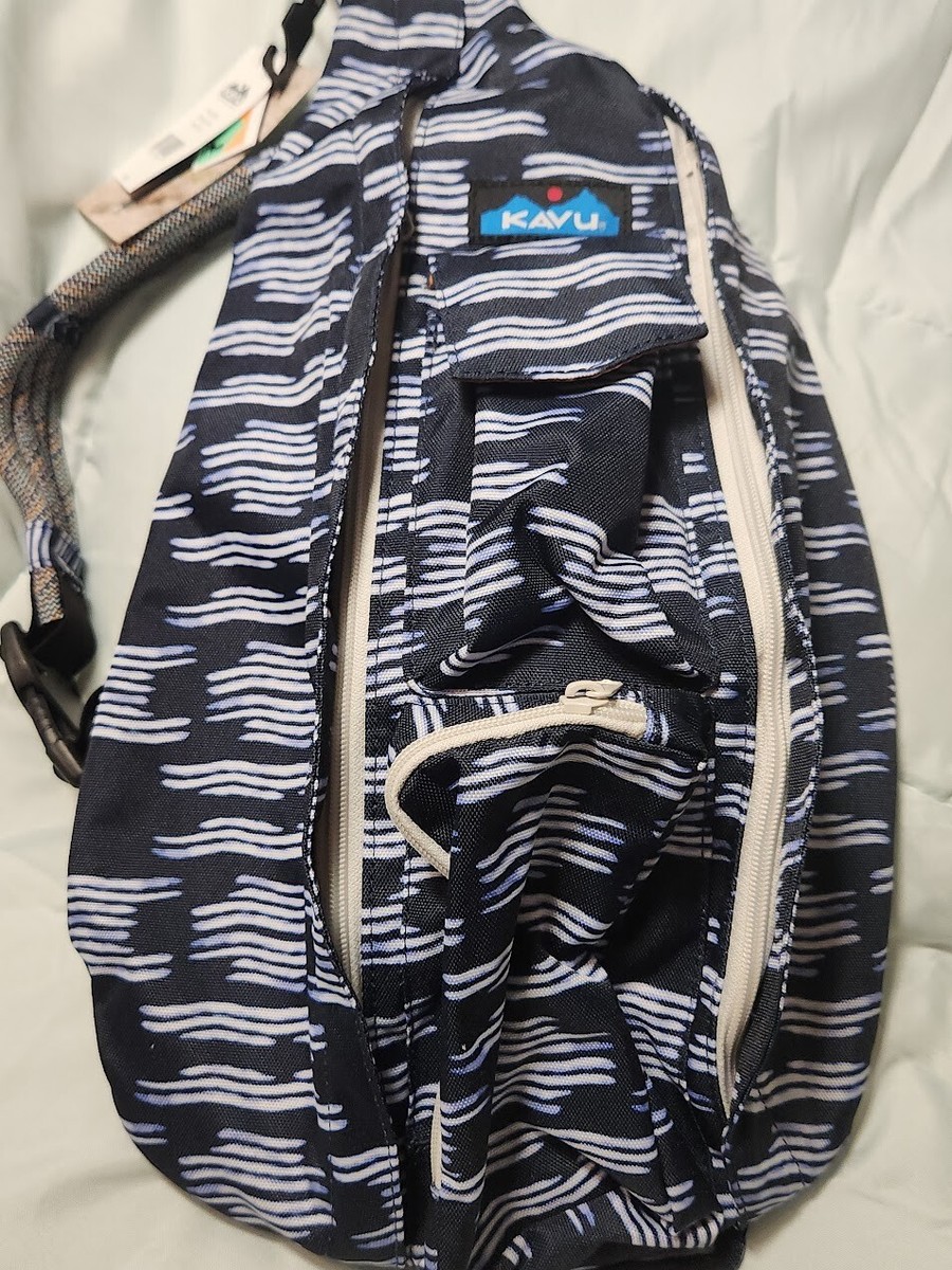 KAVU Original Rope Sling Bag EVENING TIDE Crossbody 20x11x5  display picture 2