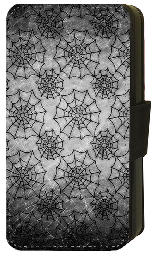 HALLOWEEN iPhone ESPELUZNANTE CALAVERA DE CALABAZA FANTASMA Abatible/Billetera Teléfono Estuche 13-14 - Imagen 17 de 21
