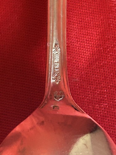 Wellesley by International Sterling Silver .925 Teaspoon 5-5/8" Monogram DM S1 - Picture 4 of 6