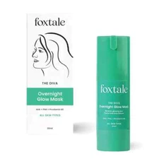 Foxtale Diva Overnight Glow Mask For All Skin Type - 30ml | Free Shipping
