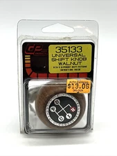 CP Auto Products Universal Shifter 4 Speed Walnut Shift Knob 35133 NOS
