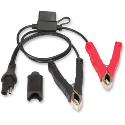 TecMate OptiMate SAE 2-Pin Connector to Battery Clips w/15A fuse O14