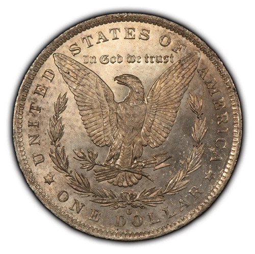 1883-O $1 Morgan Dollar - BU Proof-Like - Original Textured Bag Toning - D4109