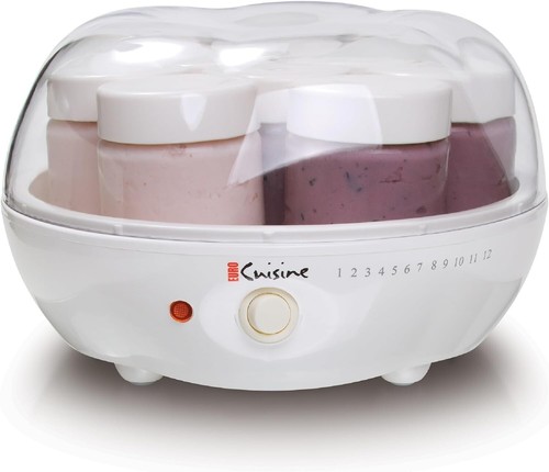Euro Cuisine YM80 Yogurt Maker (White) (9.6 inch)