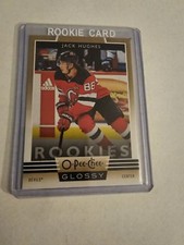 2020 2019-20 O-Pee-Chee Jack Hughes #R-20 Glossy Rookie