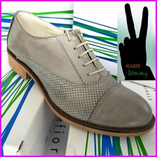 scarpe donna mocassino college TACCO BASSO francesine vintage 38  vv