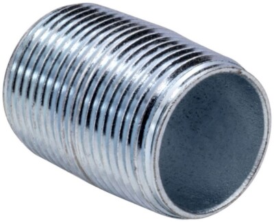 Southwire 6451, 1/2'' x 1-1/8'', Galvanized, Close, Rigid Conduit Nipple, 1 pc