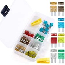 50pcs Micro II 2 Blade Fuse Auto Car Truck Assortment Fit Ford Dodge Fuses 5-30A