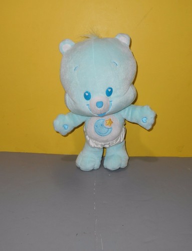 10" Cuidado Oso Cachorros Hora de Dormir Oso Cachorro Animado Hablando Peluche Estrella y Luna Oso Azul - Imagen 1 de 2