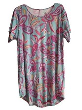 NWT! Women's Neon Paisley BOBBIE BROOKS Stretch Summer Sundress Dress Plus Size!