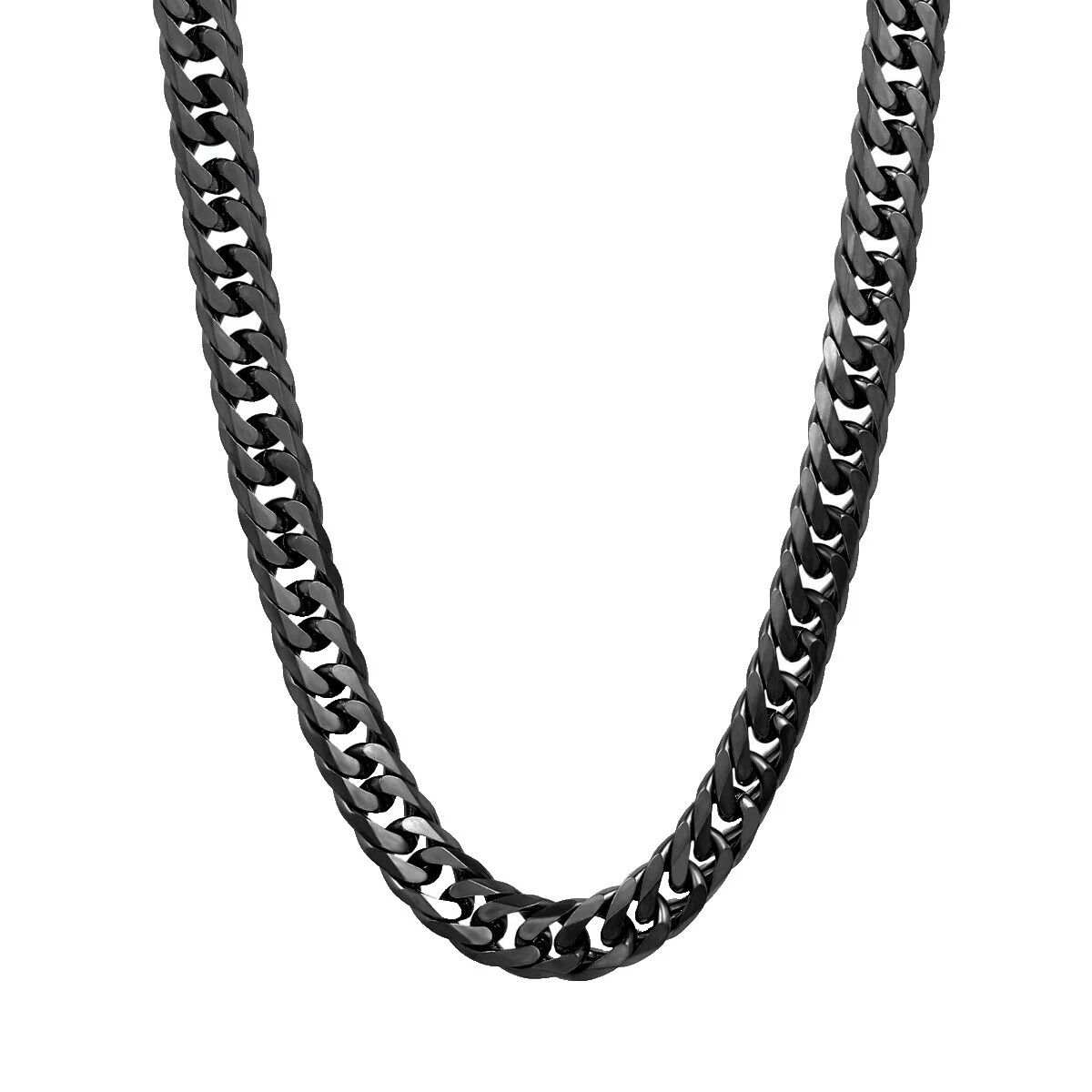 Black Stainless Steel Men's Chains, Necklaces & Pendants