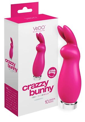 VeDO Crazzy Bunny Vibrator Bullet Rechargeable Clitoral Adult Sex Toy  Clitori... | eBay