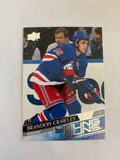2020-21 Upper Deck #464 Brandon Crawley YG RC - New York Rangers
