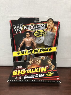 New 2010 Mattel WWE Wrestling Flex Force Big Talkin Randy Orton Action Figure