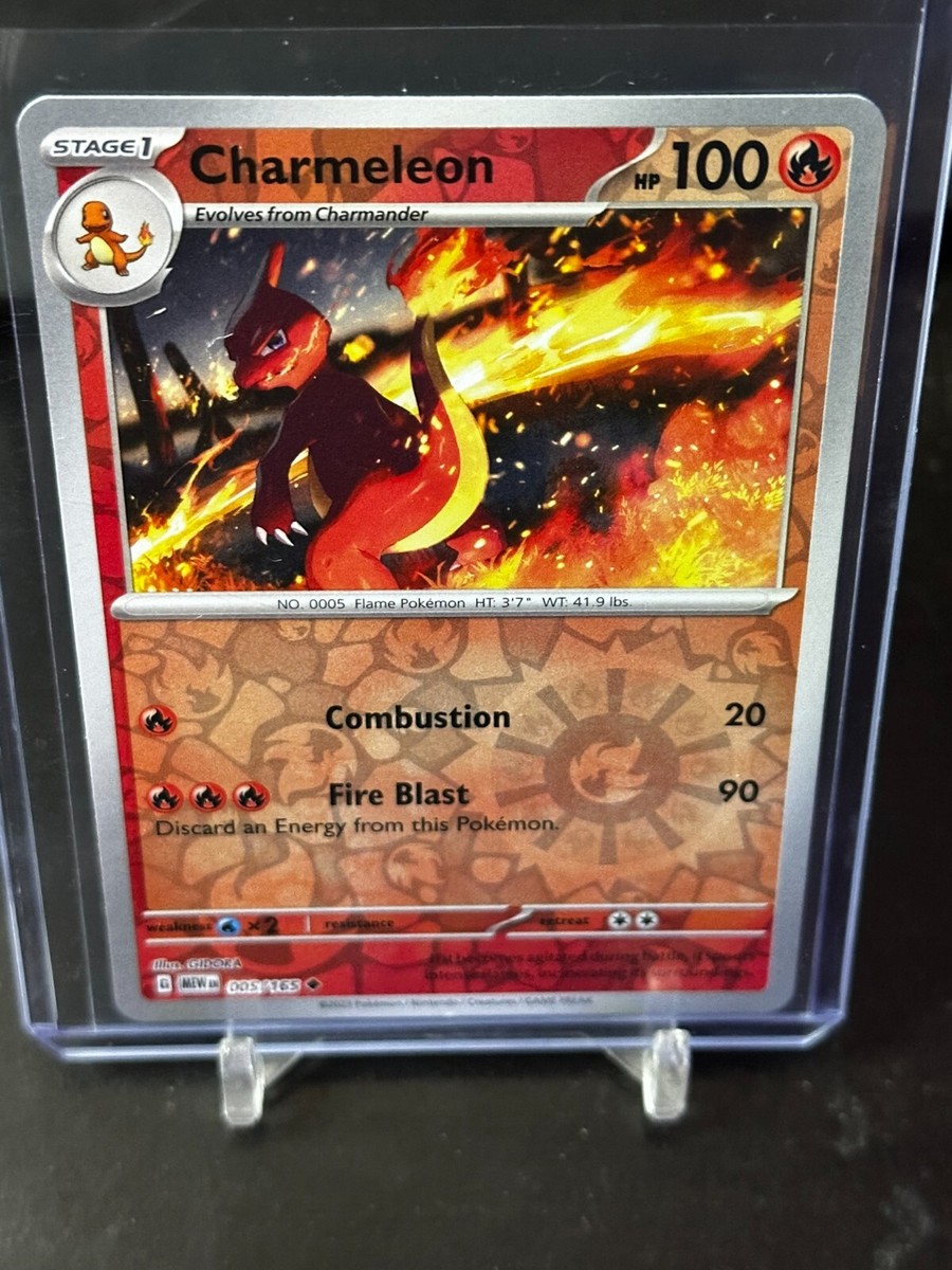 Pokemon Card Charmeleon 005/165 Scarlet & Violet 151 Reverse Holo