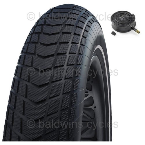 Schwalbe SUPER MOTO-X 20 x 4.0 BLACK Fat Bike 100-406 TYRE s TUBE s - Picture 13 of 16
