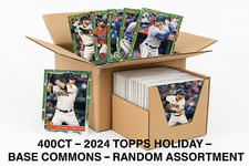 2024 Topps Holiday Base Baseball Lot – 400 Random Cards