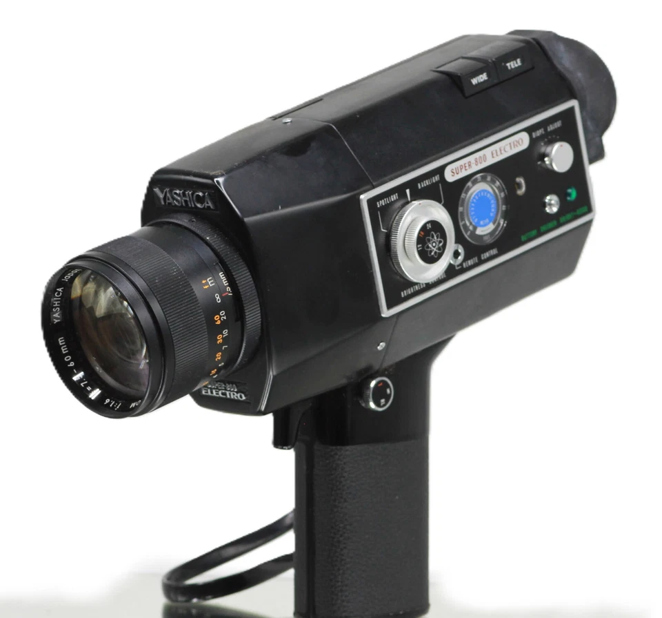 YASHICA Kamera Filmkamera Super-800 Electro 1,6/7,5-60mm Super 8 Film 8fach Zoom - Bild 3 von 4