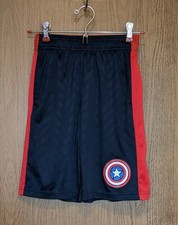 Boys' Size M 8 Captain America Shorts Marvel Civil War