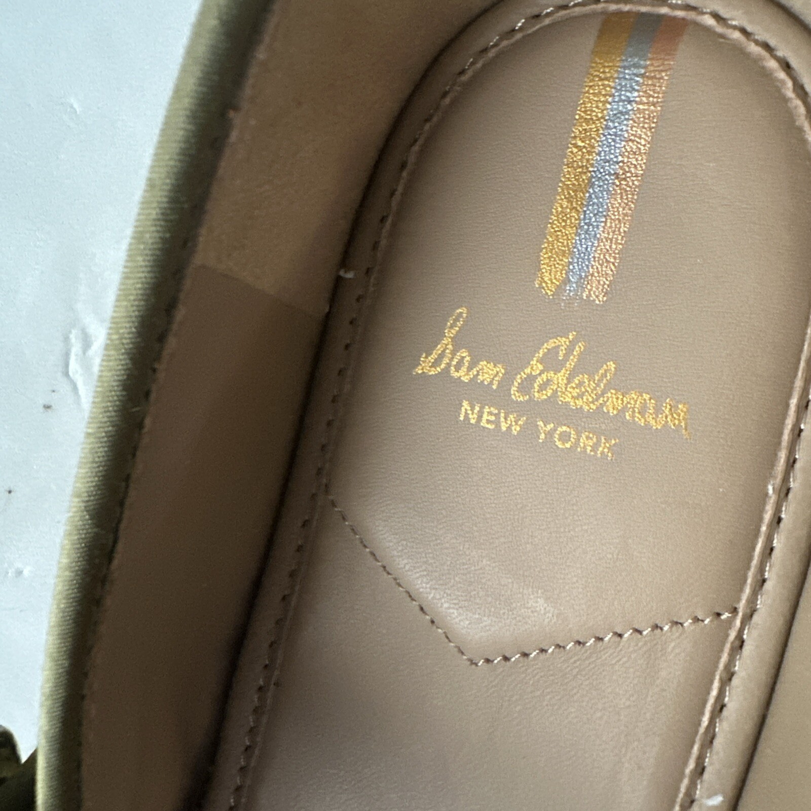 Sam Edelman Womens Maddy Silk Buckle Flats Mary Janes Size 12 M I9541F5300