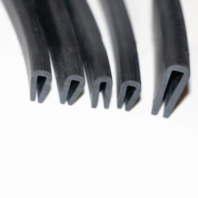 #ad Edging Protection Frame Profile Rubber Trim Seal Flat Round U Shaped Slot 1 12mm $56.03