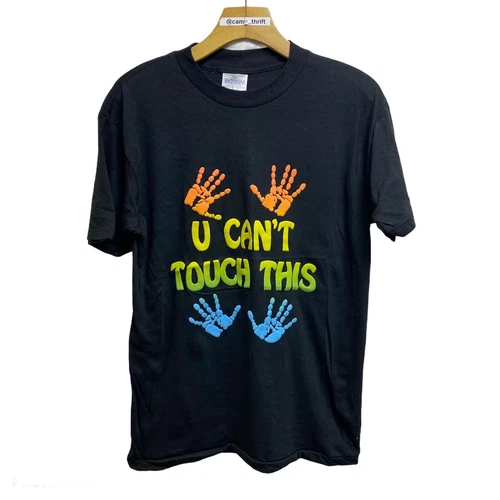 VTG You Can’t Touch This MC Hammer Rap Hip Hop Neon Graphic Vintage vintage concert t-shirt, vintage, single stitch, B+ condition