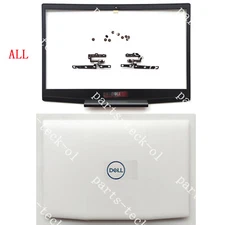 New For Dell G3 15 3590 LCD Back Cover White 03HKFN Front Bezel Hinges Screws