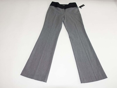 Express Women's Editor Flare Wide Waistband Dress Pants Size 2 Regular NWT 2R