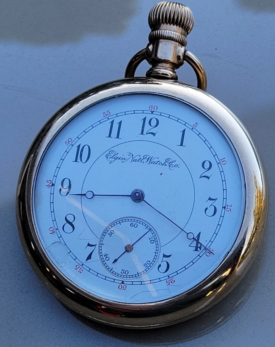 1894, Grade 50, Elgin 15 Jewels, 16s, Men's Pocket Watch. Missing Parts