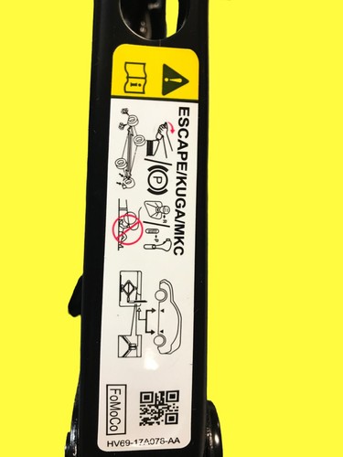 OEM 2017-2019 FORD ESCAPE EMERGENCY JACK TOOL KIT CJ5C-17080-AC #1561 - Picture 7 of 9