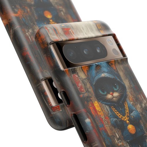 For iPhone | Samsung Galaxy | Pixel Phone Case - Cat Hoodie Big Kitty City - 第 232/246 張圖片