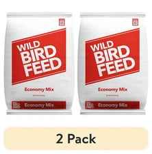 (2 pack) Mix Wild Bird Feed, Bird Seed Blend, Dry, 20 lb. Bag