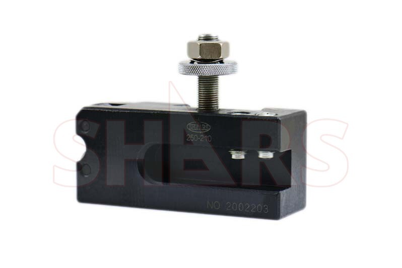2-Piece BXA #1 Quick Change Tool Post Set For Lathe - 250-201 Turning & Facing Holder