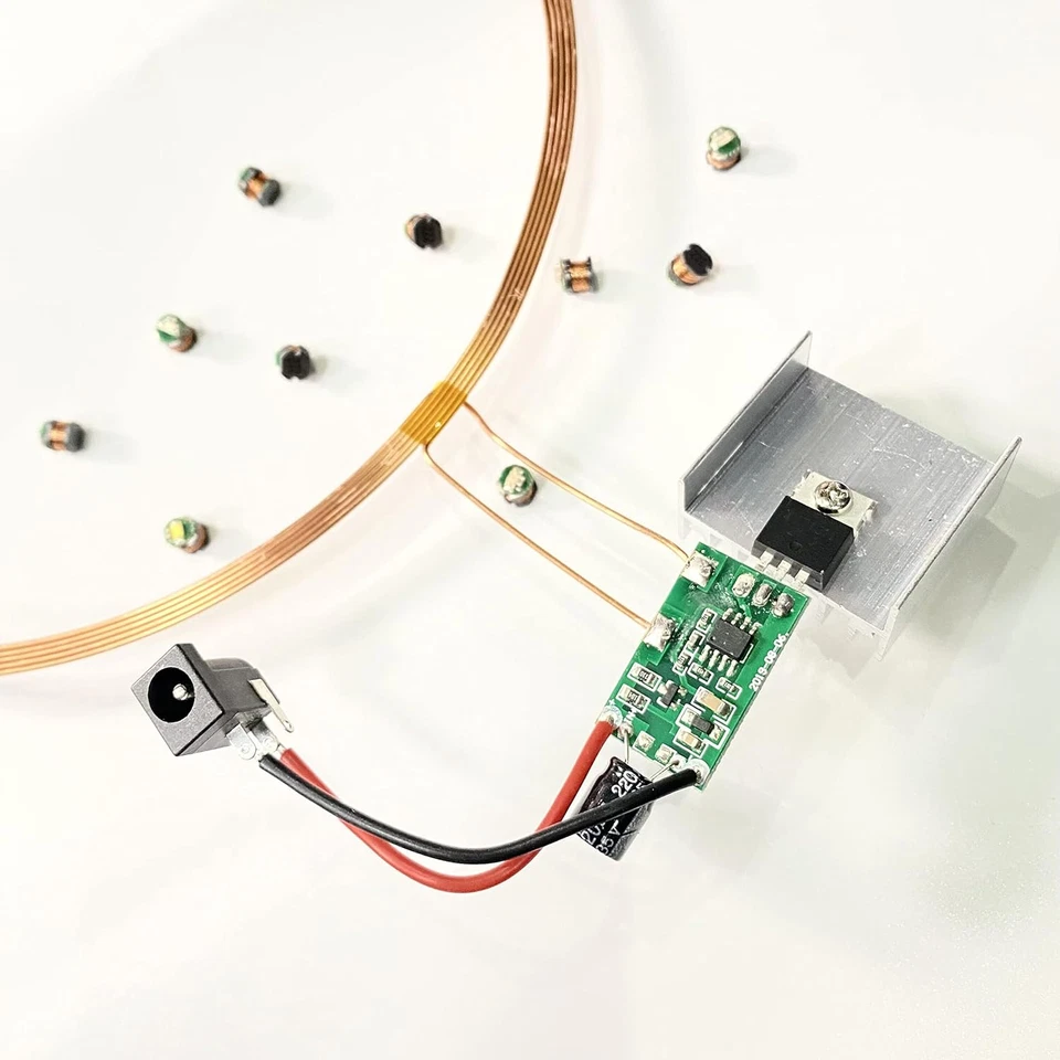 Bobina inductiva inalámbrica de larga distancia 24V 200Mm uno a muchos LED inalámbricos inductores Foto 2 de 4