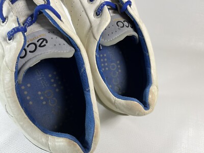 Ecco Biom Hydromax Yak Leather Spikeless White Golf Shoes 