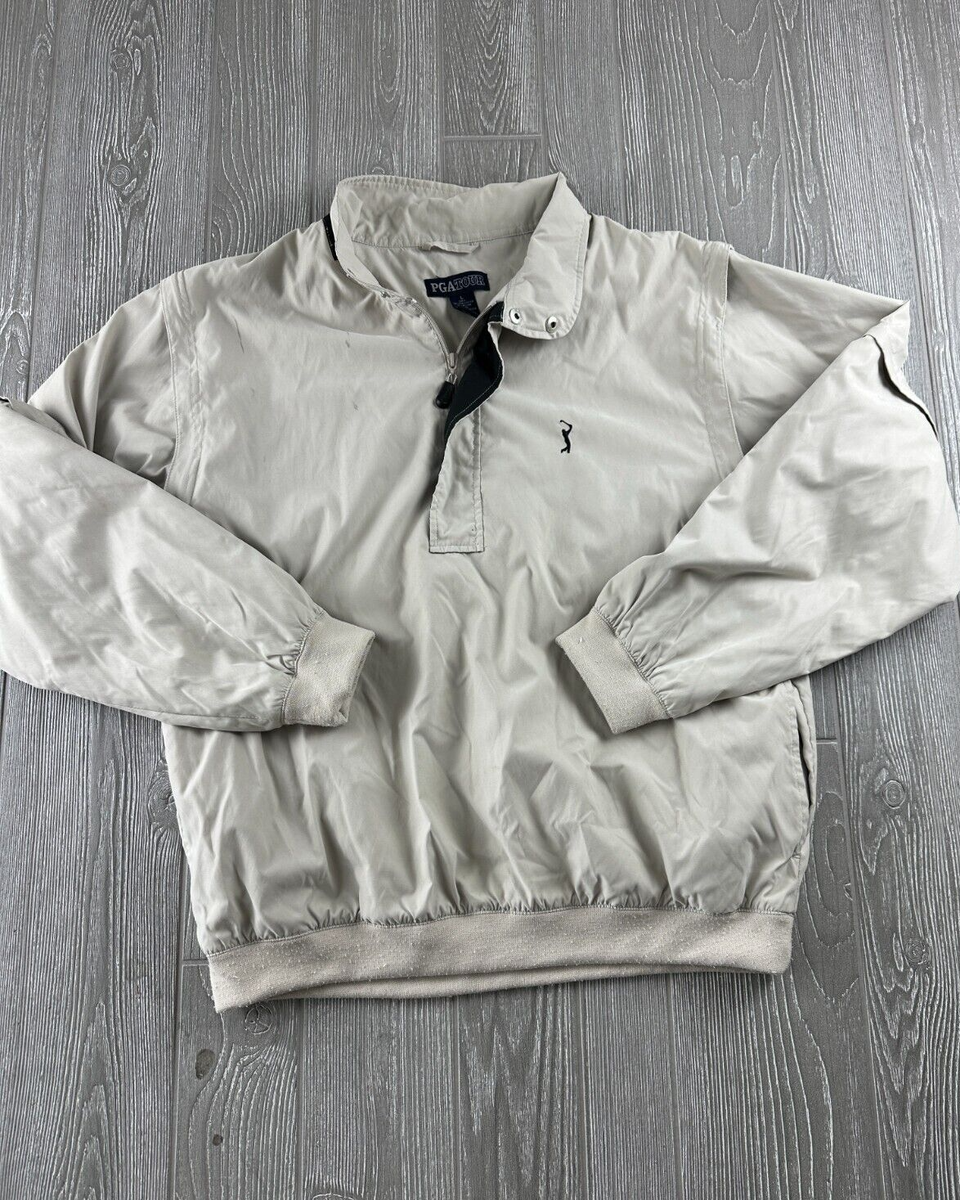 PGA Tour Half Zip Pull Over Windbreaker Signature Collection Mens