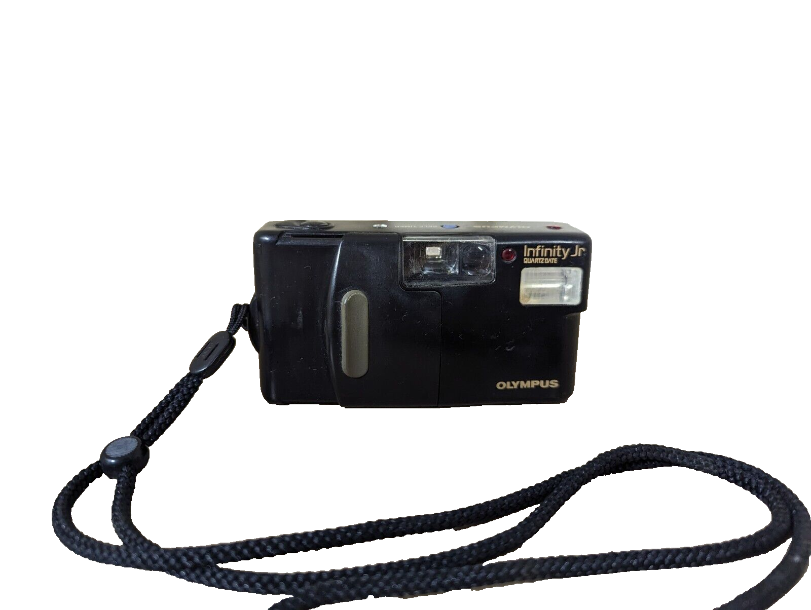 OLYMPUS Infinity Jr. 35mm Point & Shoot Film Camera / Powers On Read