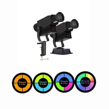 15W Battery-powered LED Gobo Projector Light  Aluminum Custom Advertising Lamp