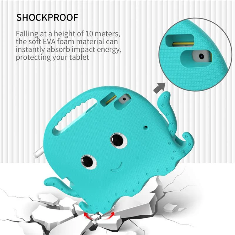 Kids Case For iPad 10.2 9 8 7 Generatio Air 3 Pro 10.5 Shockproof EVA Flip Cover - Image 3 of 4