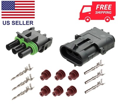 Buy Weather Pack Delphi 6 Pin Sealed Waterproof Electrical Wire Connector Plug Kit In Wenzhou