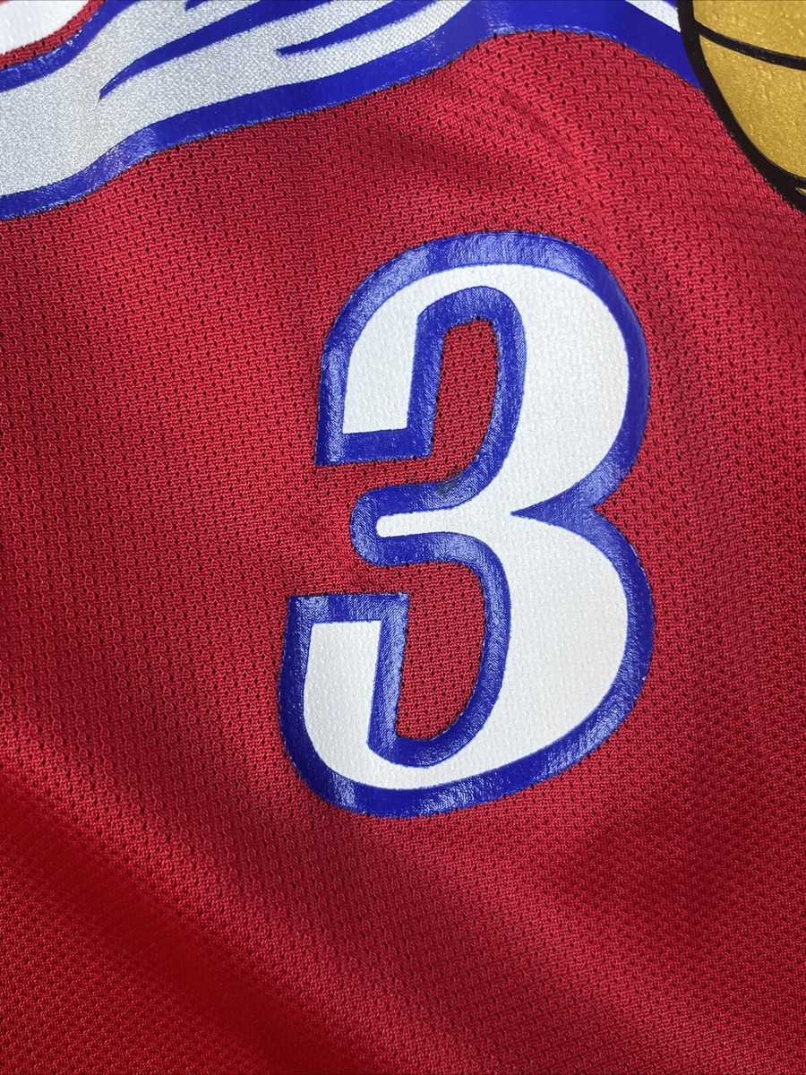 Vintage Champion Allen Iverson #3 Philadelphia 76ers Sixers Jersey