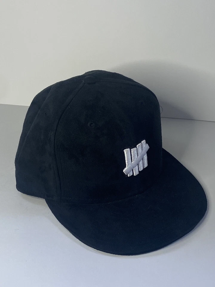 Sombrero de copa de gamuza negro invicto New Era Cuero 59 cincuenta talla 7 5/8 Sombrero informal Foto 2 de 4