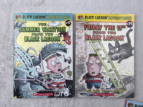 Black Lagoon Adventures Lot of 6 Scholastic Paperback Books Mike Thaler - Imagen 7 de 10