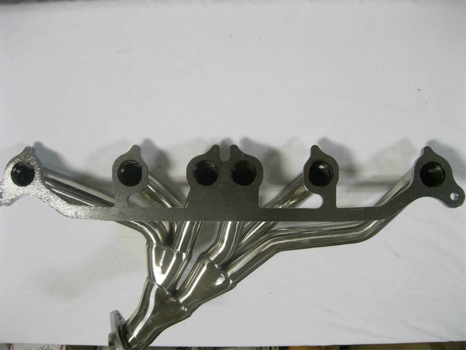 For 1991-1999 Jeep Wrangler Cherokee 4.0L Polished Stainless Headers TJ YJ XJ ZJ — 第 2/2 张图片